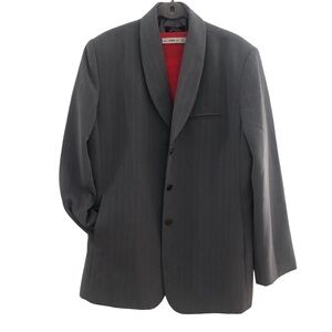 NWT  Pin Striped button up blazer size 14 Giorgio Sant Angelo